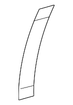 63147191111 - Body: Reflector for BMW: 740i, 740Ld xDrive, 740Li, 740Li xDrive, 750i, 750i xDrive, 750Li, 750Li xDrive, 760Li, ActiveHybrid 7 Image