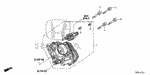 16400R1BA01 - Engine: THROTTLE BODY, ELECTRONIC CONTROL (GMF3B) for Honda Image