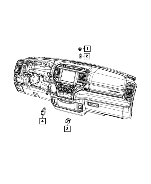 Power Distribution Center, Fuse Block, Junction Block, Relays and Fuses for 2019 Ram 1500 #3