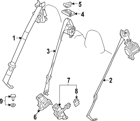 Seat Belt for 2025 Toyota GR Corolla #0