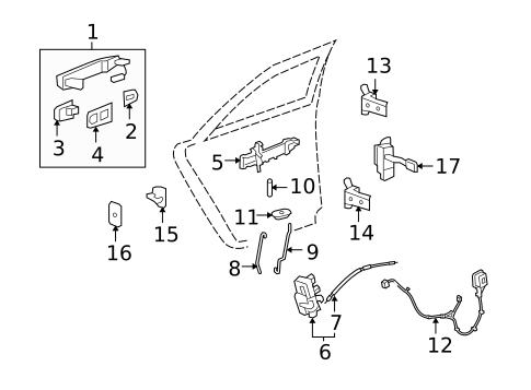 Rear Door for 2012 Cadillac CTS #3