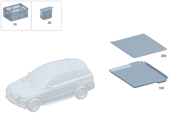 8205409 - Load Compartment Trunk Equipment: Refrigerator Box for Mercedes-Benz Image