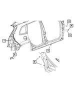 68073551AA - Body Sheet Metal Except Doors: Body Plug for Mopar Image image