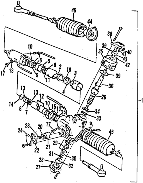 Steering Gear & Linkage for 1987 Volvo 244 #0