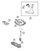 5102826AA - Manual Transmission 5 Speed: Gearshift Lever for Mopar Image image