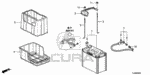 32601SK7900 - Electrical/Exhaust/Heater/Fuel: BOLT, BATTERY TERMINAL for Acura Image