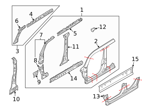 Aperture Panel for 2012 Nissan Cube #0