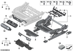 52107415076 - : Protective Cap, Seat Rail, Right Rear for BMW Image