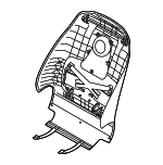 88390T1020NNB - Body: Seat Back Panel for Genesis: G80, GV80 Image