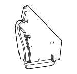 19257274 - Body: Seat Back Pad for Chevrolet: Colorado | GMC: Canyon Image