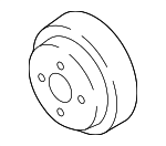 1330A046 - Cooling System: Pulley for Mitsubishi Image
