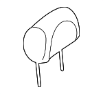 864001GR0A - Body: Headrest for Nissan Image