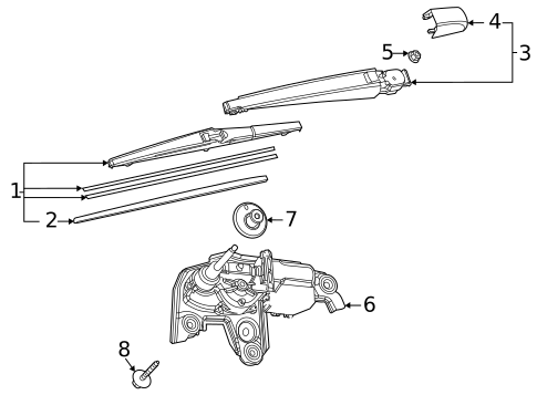 Wipers for 2024 Toyota Sienna #1
