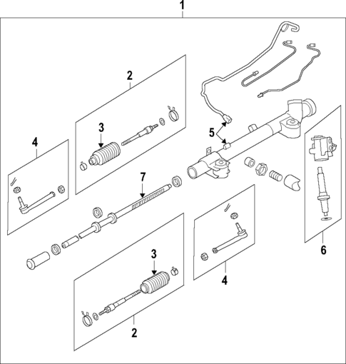Steering Gear & Linkage for 2008 INFINITI M35 #1