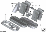 52207235431 - Seats: Seat Carrier, Rear for BMW Image