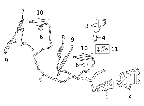 Air Bag Components for 2021 Mercedes-Benz C63 AMG #9