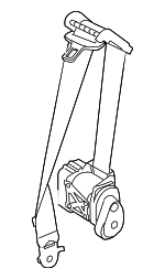 19332812 - : Seat Belt Recall Convertible Power for Saab: 9-3 Image