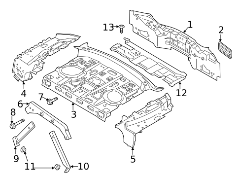 Rear Body for 2014 Lincoln MKZ #0