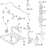 32281956 - Suspension: 2022 Volvo S90 - Coil Spring for Volvo: S90 Image