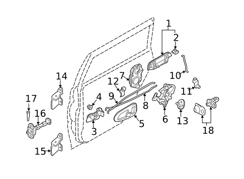 Front Door for 2002 Mitsubishi Montero Sport #2