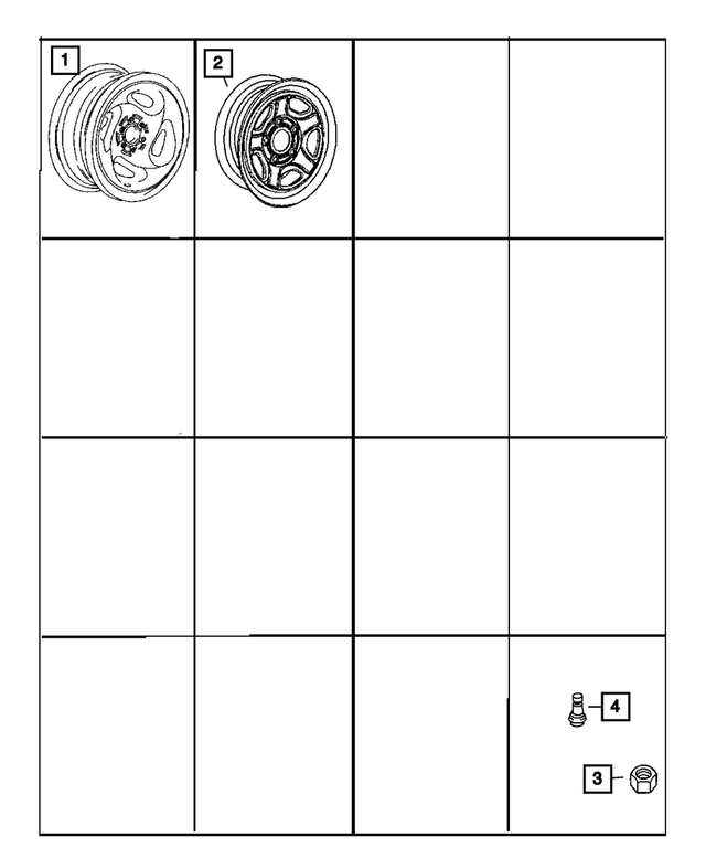 XG99PAKAA - Wheels, Covers and Jacks: Aluminum Wheel for Mopar Image image