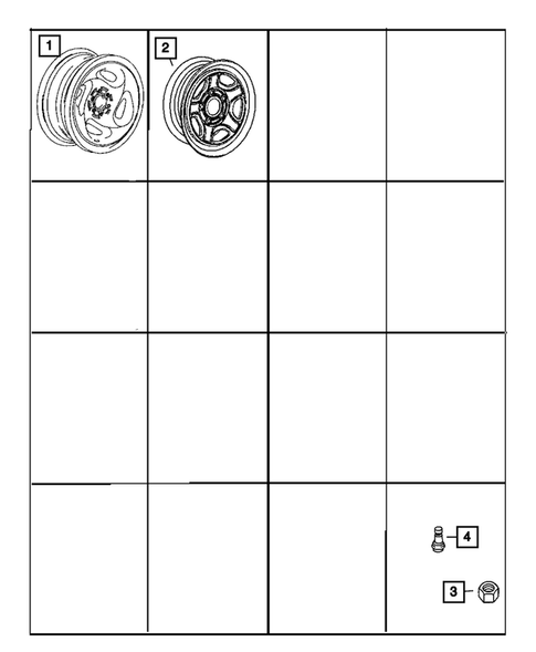 Wheels and Hardware for 2007 Dodge Dakota #0