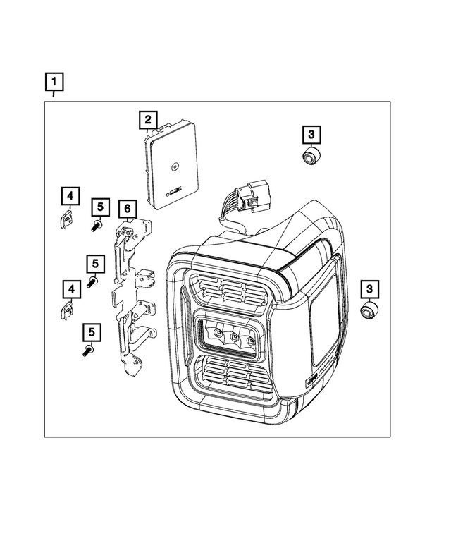 68416989AC - Electrical: Blind Spot Detection Sensor for Mopar Image image