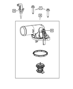 68217702AD - Cooling: Fluid Temperature Sensor for Mopar Image