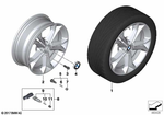 36116876918 - : Wheel, Alloy for BMW Image