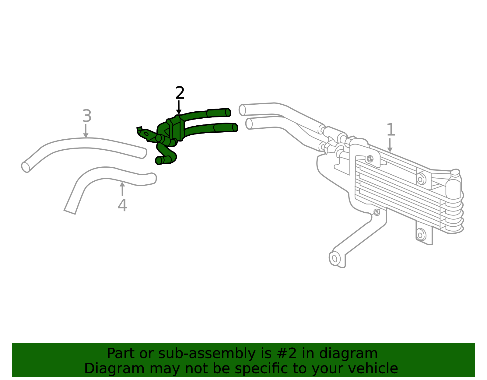25910-R8B-000 - Pipe A (Atf) - 2015-2019 Honda | Honda Factory Parts