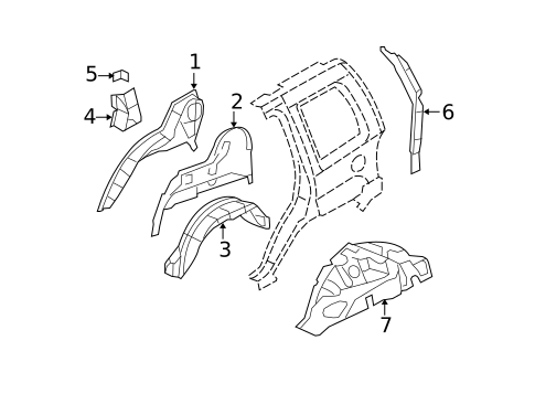 Inner Structure for 2010 Dodge Nitro #0