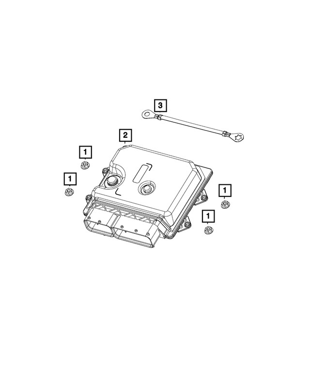 68603870AA - Electrical: Ground Strap for Mopar Image