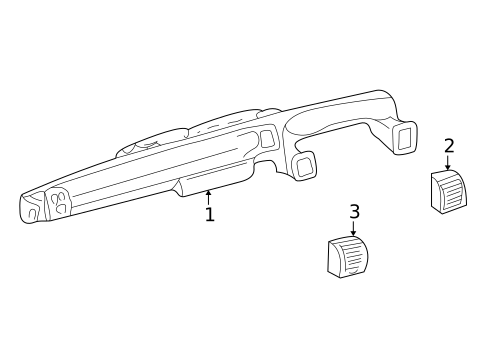 Ducts for 1995 Chevrolet K2500 Pickup #0