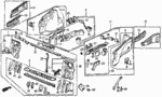 60879SD9660ZZ - : Plate, L Rope Hook for Honda Image