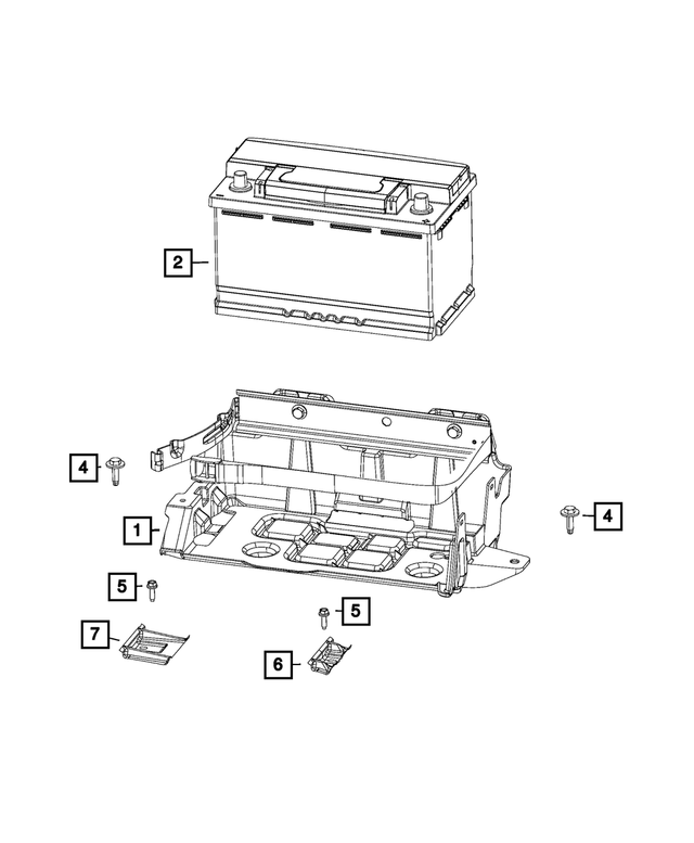 BPH7F001AA - Electrical: Storage Battery, Asia Pacific for Mopar Image