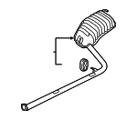 287103Q120 - : 2011-2014 Hyundai Sonata - Muffler &amp; Pipe for Hyundai: Sonata Image
