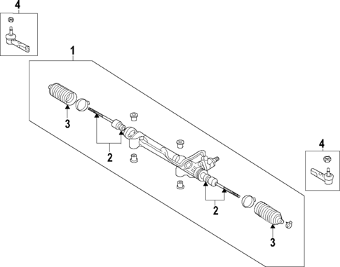 Steering Gear & Linkage for 2010 Toyota Land Cruiser #1