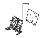 89410P0260NNB - Body: Seat Back Frame for Hyundai: Tucson Image