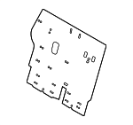 89981P0220 - Body: Seat Back Panel for Hyundai: Tucson Image