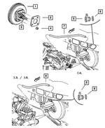4721721AA - Service Brakes: Power Brake Booster for Mopar Image