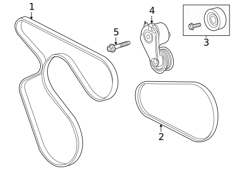 Belts & Pulleys for 2022 GMC Savana 3500 #0