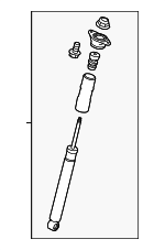 97033304513 - Suspension: Shock Assembly for Porsche: Panamera Image