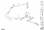 17227690450 - : Bracket, Oil Cooler Line for BMW-Motorrad Image