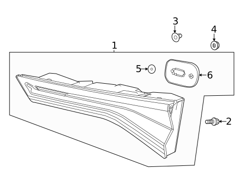 Backup Lamps for 2023 Acura MDX #0