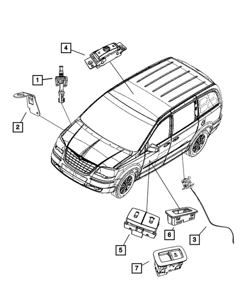 Switches for 2010 Dodge Grand Caravan #4