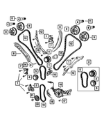 6102012 - Engine: Hex Head Bolt And Coned Washer, Mounting for Mopar Image