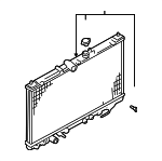MZ690919 - : Advantage Select™ Radiator,2.4L for Mitsubishi: Galant Image