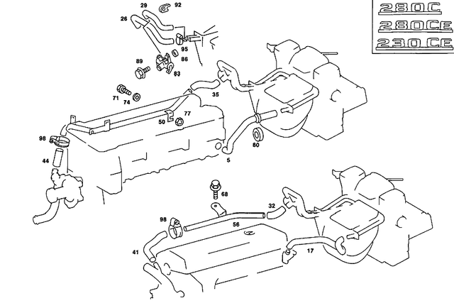 1238322194 - : Hose for Mercedes-Benz Image