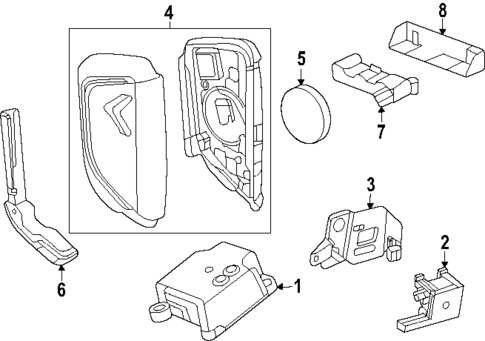 Keyless Entry Components for 2025 Chevrolet Silverado EV #10