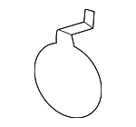 86688K9000 - Body: Tow Bracket Cover for Hyundai: Veloster N Image